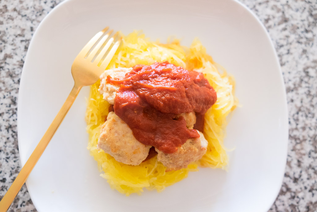 Spaghetti Squash & Meatballs-6