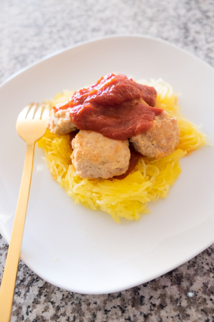 Spaghetti Squash & Meatballs-8